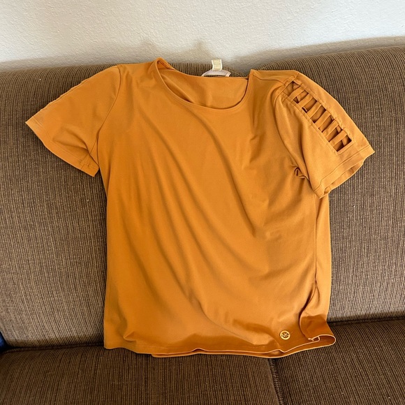 Michael Kors Medium Yellow Top - Picture 1 of 6